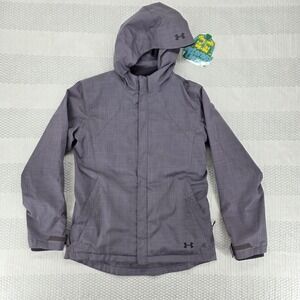 Under Armour Infrared Coldgear Purple 3-in-1 Jacket Womens XS Storm Fitted